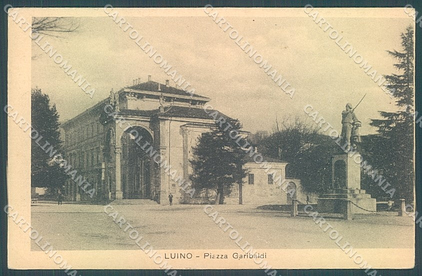 Varese Luino Monumento Piazza Garibaldi cartolina JK2108 – fronte