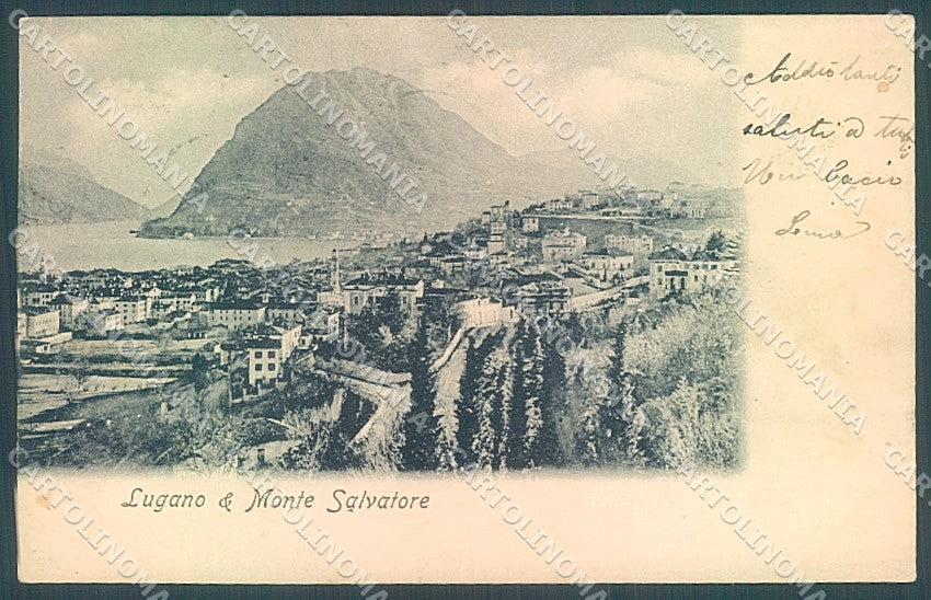 Svizzera Lugano Monte Salvatore cartolina JK2112 – fronte