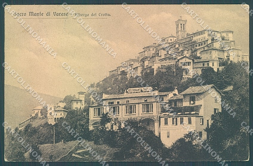 Varese Città Sacro Monte Albergo Ristorante cartolina JK2117 – fronte