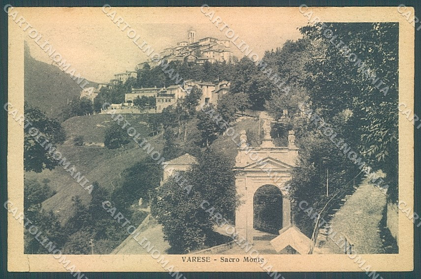 Varese Città Sacro Monte cartolina JK2118 – fronte