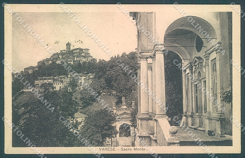 Varese Città Sacro Monte cartolina JK2120 – fronte