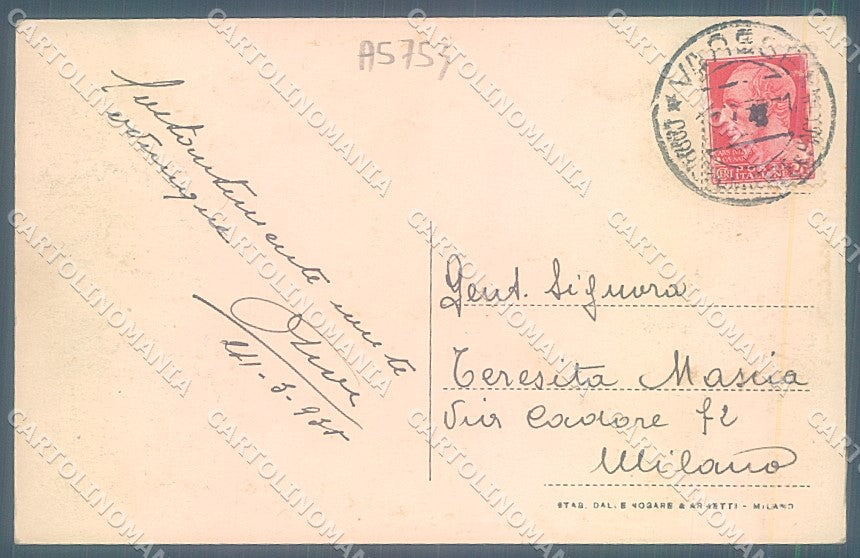Varese Città Sacro Monte cartolina JK2120 – retro