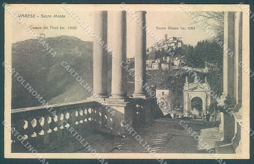 Varese Città Sacro Monte cartolina JK2121 – fronte