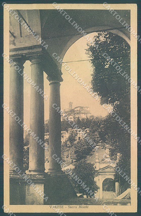 Varese Città Sacro Monte cartolina JK2123 – fronte