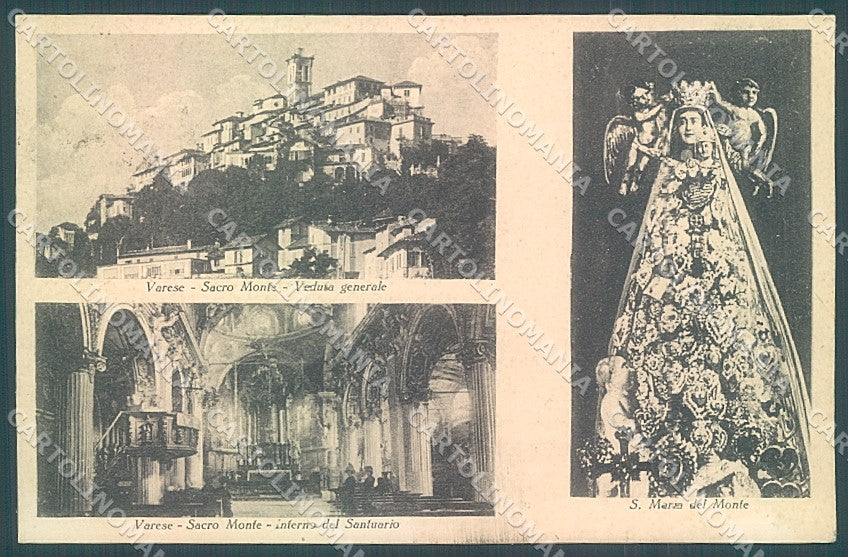 Varese Città Sacro Monte cartolina JK2130 – fronte