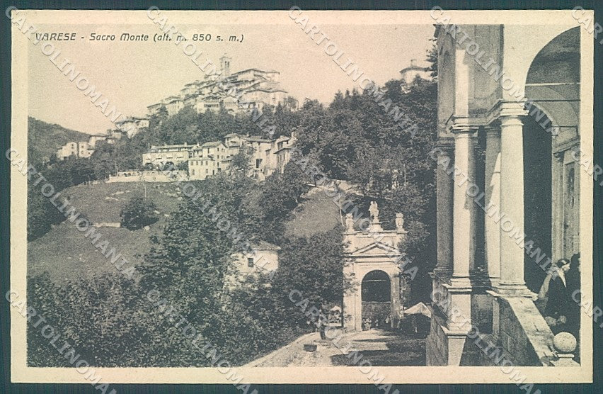 Varese Città Sacro Monte cartolina JK2131 – fronte
