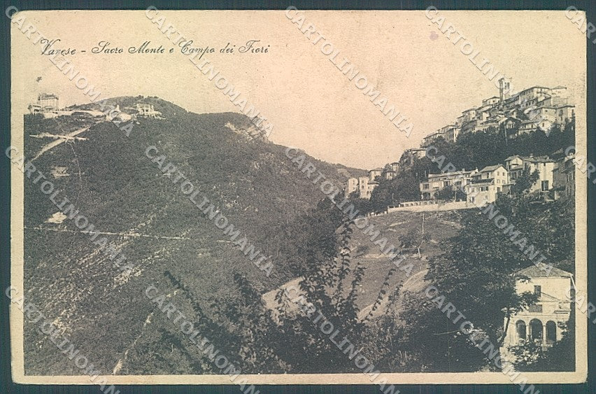 Varese Città Sacro Monte cartolina JK2133 – fronte