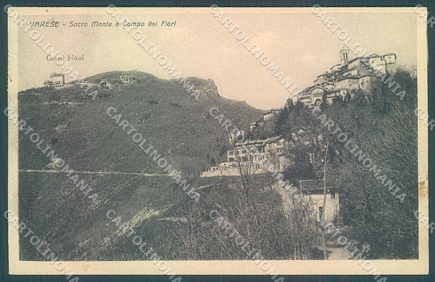 Varese Città Sacro Monte cartolina JK2134 – fronte