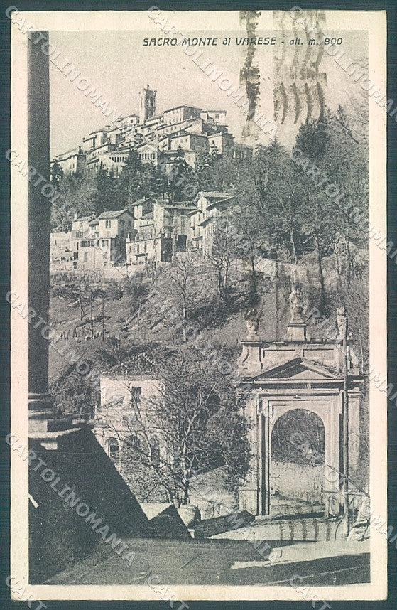 Varese Città Sacro Monte cartolina JK2136 – fronte
