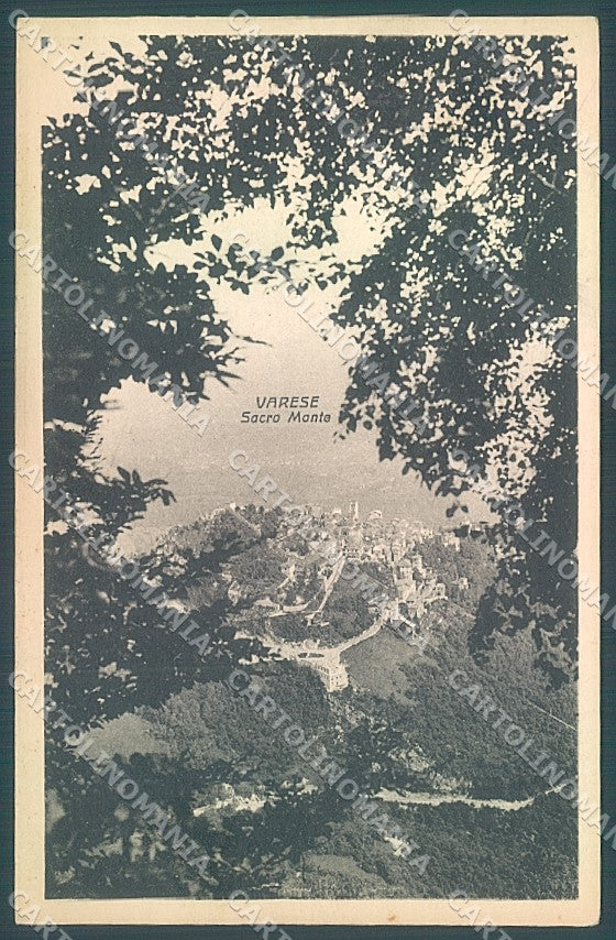 Varese Città Sacro Monte PIEGHINA cartolina JK2138 – fronte