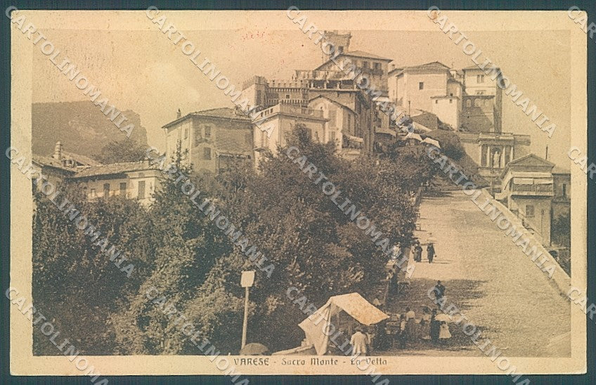 Varese Città Sacro Monte cartolina JK2139 – fronte