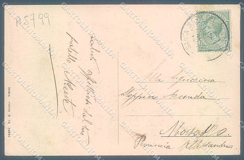 Varese Città Sacro Monte cartolina JK2145 – retro