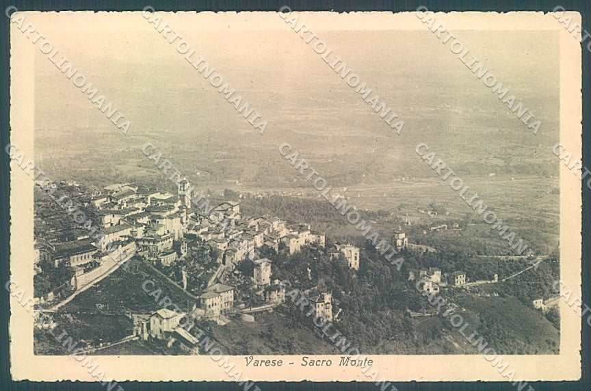 Varese Città Sacro Monte Brunner 17029 PIEGA cartolina JK2146 – fronte