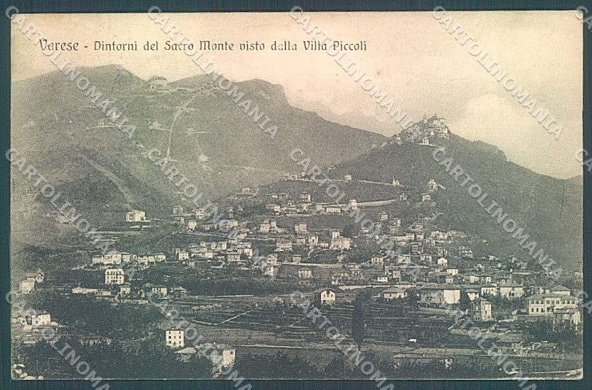 Varese Città Sacro Monte cartolina JK2151 – fronte