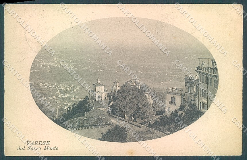 Varese Città Sacro Monte Brunner 3808 PIEGHINA cartolina JK2157 – fronte