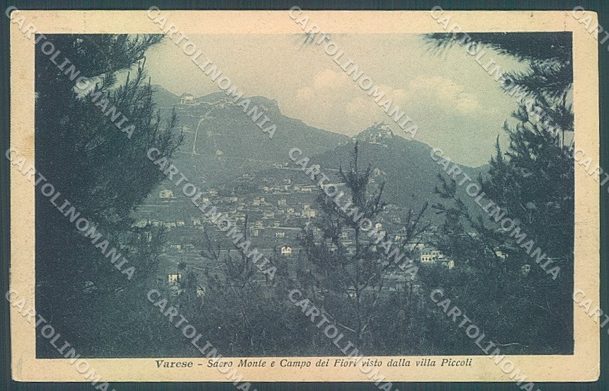 Varese Città Sacro Monte PIEGA ANGOLO cartolina JK2161 – fronte