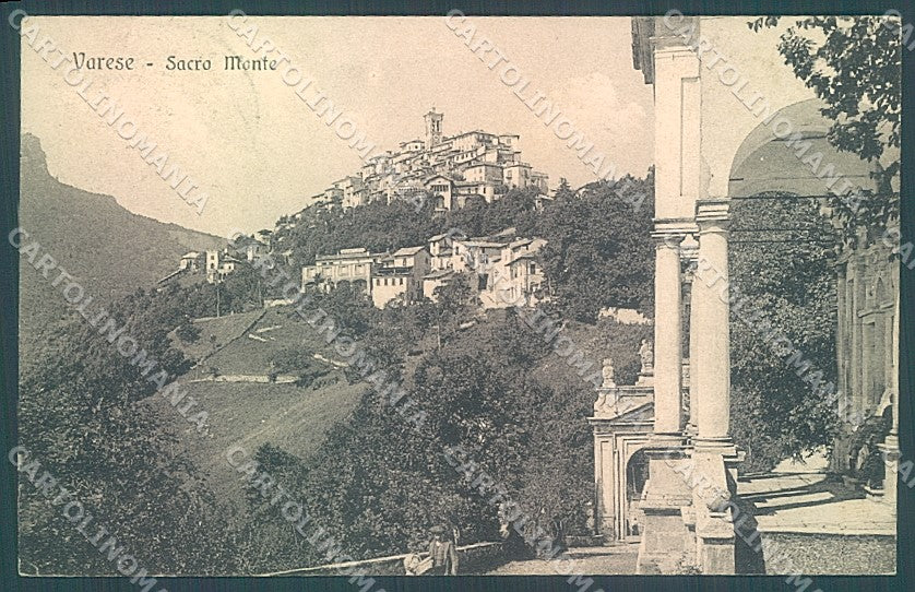 Varese Città Sacro Monte cartolina JK2163 – fronte