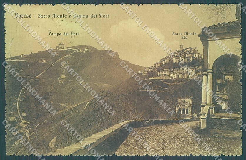 Varese Città Sacro Monte cartolina JK2165 – fronte