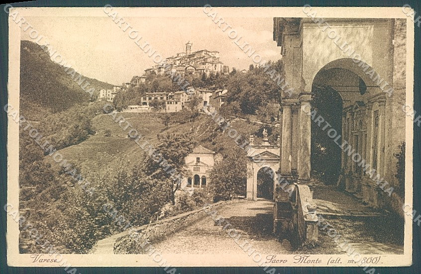 Varese Città Sacro Monte cartolina JK2167 – fronte