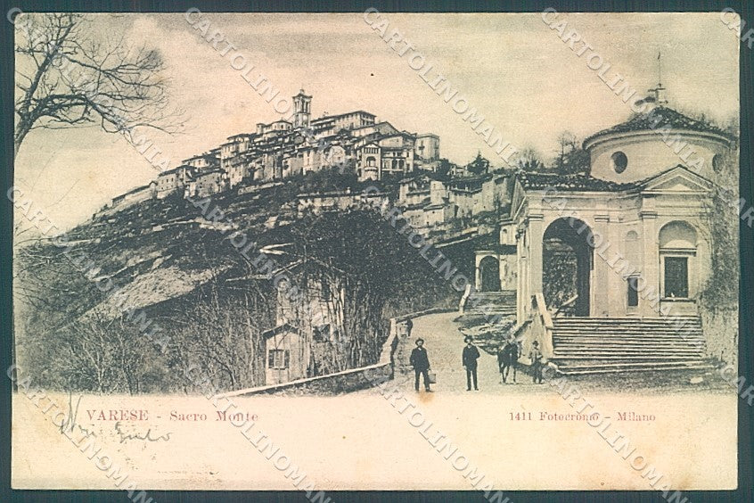 Varese Città Sacro Monte cartolina JK2168 – fronte