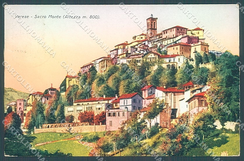Varese Città Sacro Monte cartolina JK2169 – fronte