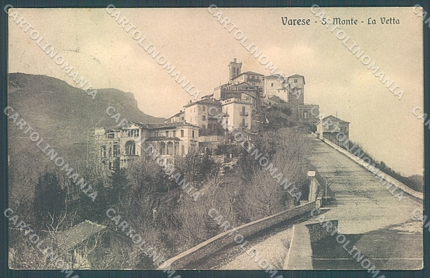 Varese Città Sacro Monte PIEGHINE cartolina JK2170 – fronte