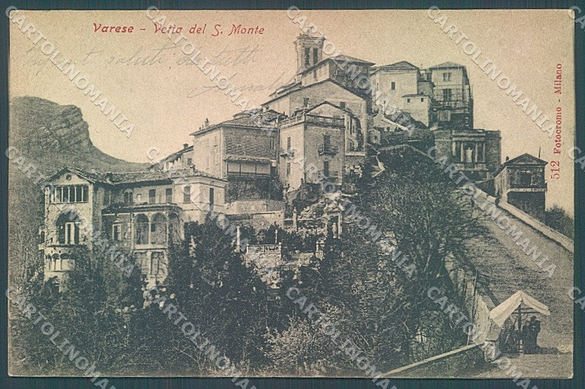 Varese Città Sacro Monte cartolina JK2172 – fronte