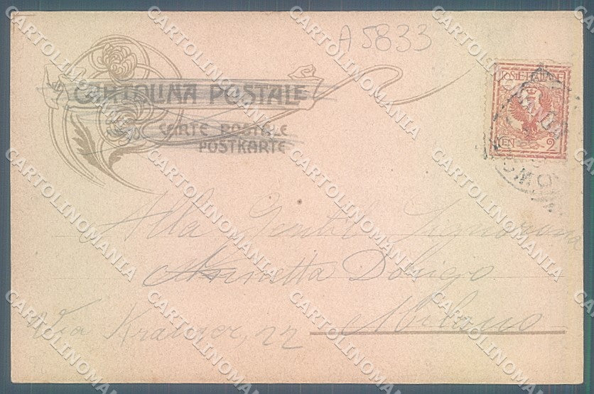 Varese Città Sacro Monte cartolina JK2172 – retro