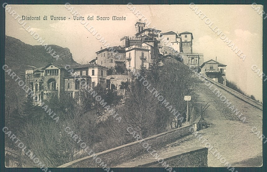 Varese Città Sacro Monte Alterocca 7622 PIEGA cartolina JK2173 – fronte