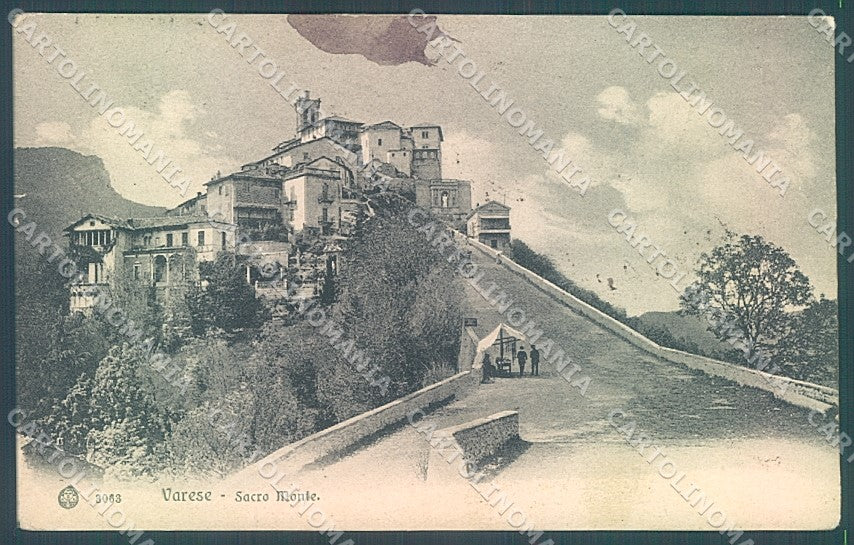 Varese Città Sacro Monte Brunner 3063 MACCHIA cartolina JK2174 – fronte