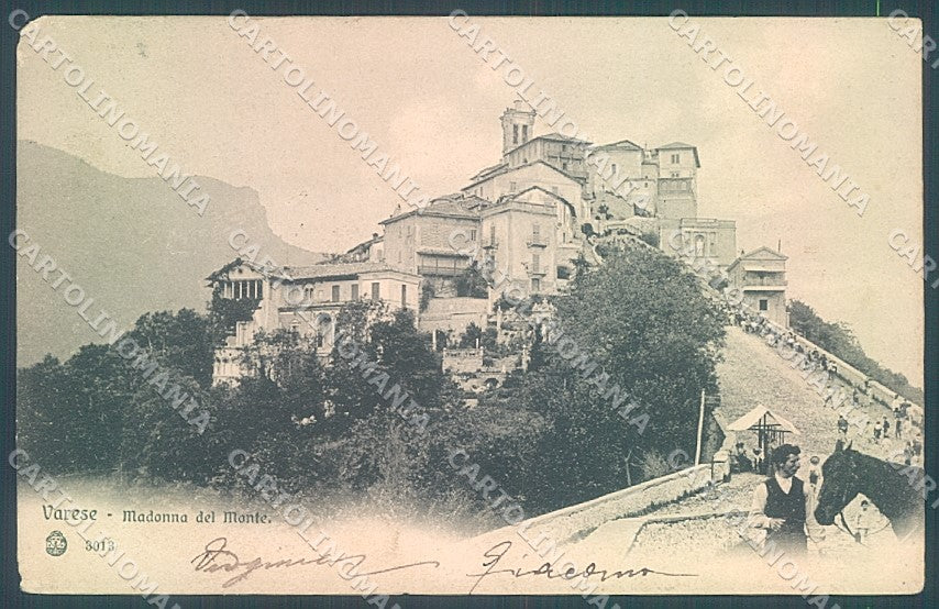 Varese Città Sacro Monte Brunner 3013 cartolina JK2175 – fronte