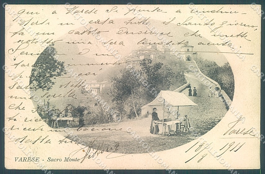 Varese Città Sacro Monte Brunner 3070 cartolina JK2176 – fronte