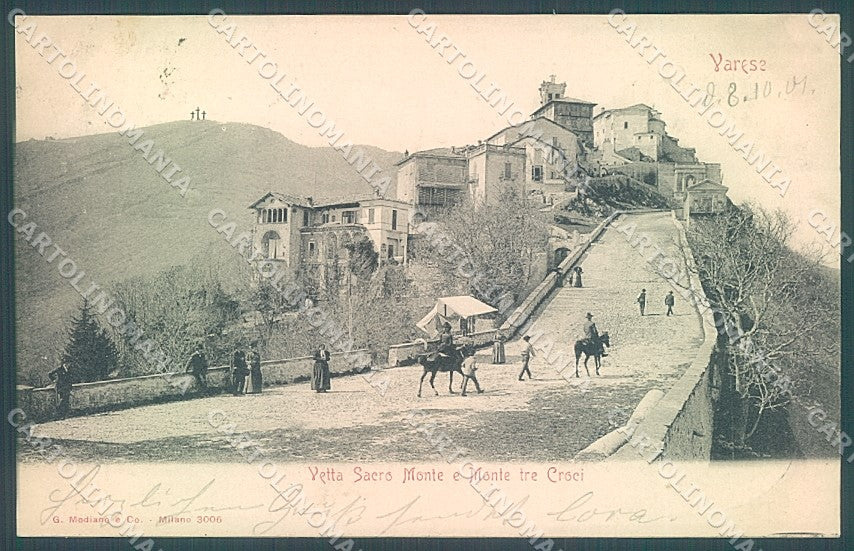 Varese Città Sacro Monte Modiano 3006 cartolina JK2178 – fronte