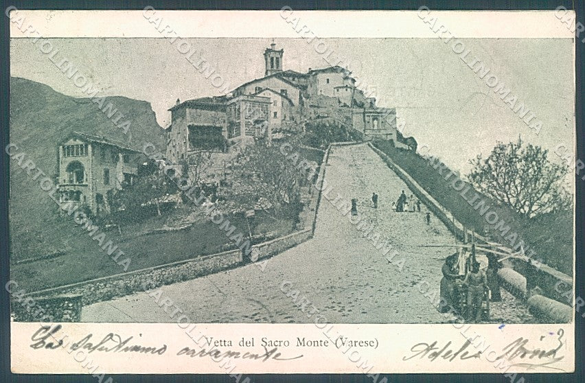 Varese Città Sacro Monte cartolina JK2181 – fronte