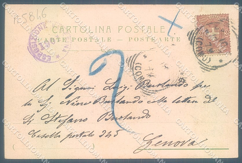 Varese Città Sacro Monte cartolina JK2183 – retro
