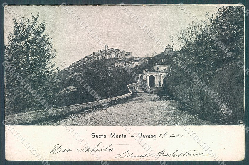 Varese Città Sacro Monte STRAPPINO cartolina JK2185 – fronte