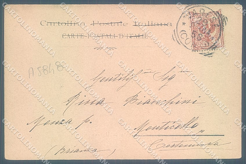 Varese Città Sacro Monte STRAPPINO cartolina JK2185 – retro