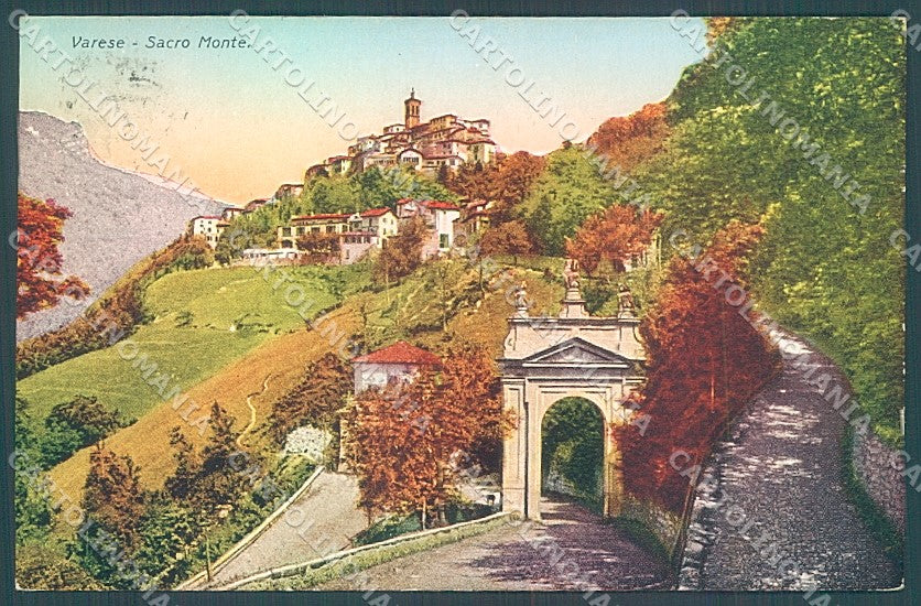 Varese Città Sacro Monte cartolina JK2186 – fronte