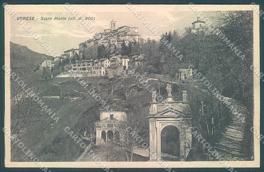 Varese Città Sacro Monte cartolina JK2187 – fronte