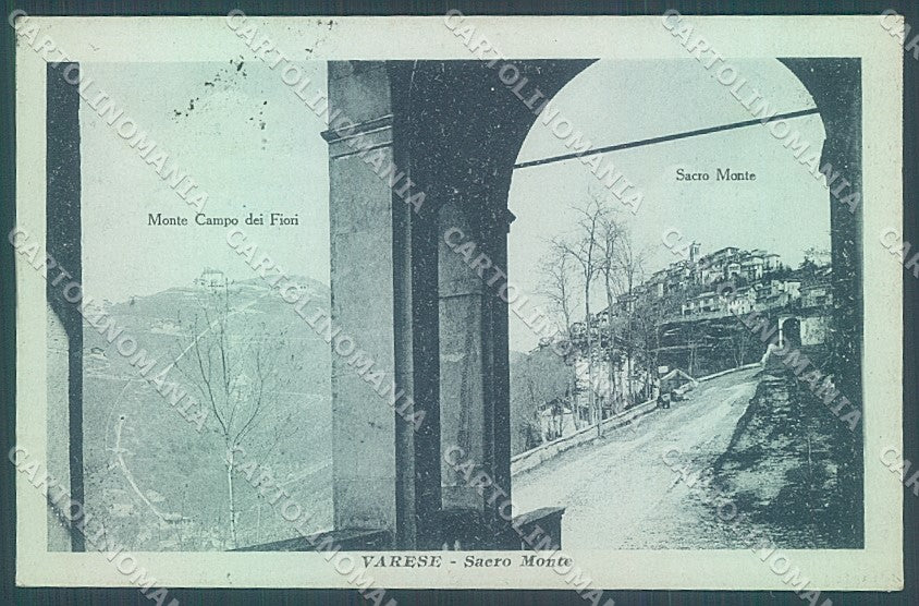 Varese Città Sacro Monte Campo dei Fiori cartolina JK2192 – fronte