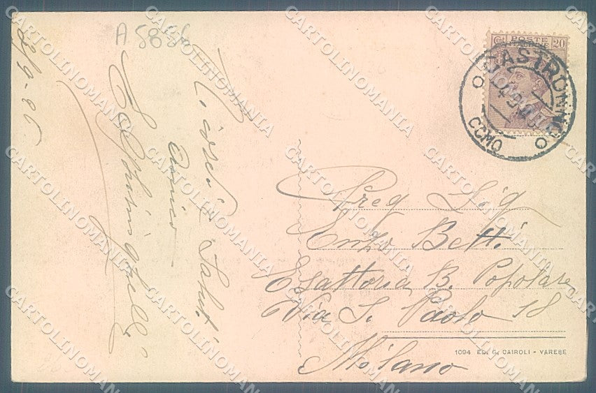 Varese Città Sacro Monte cartolina JK2193 – retro