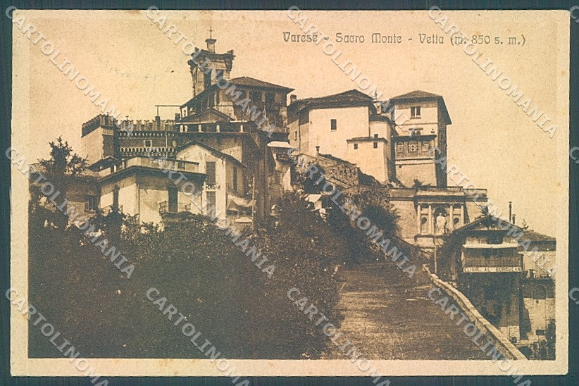 Varese Città Sacro Monte cartolina JK2196 – fronte