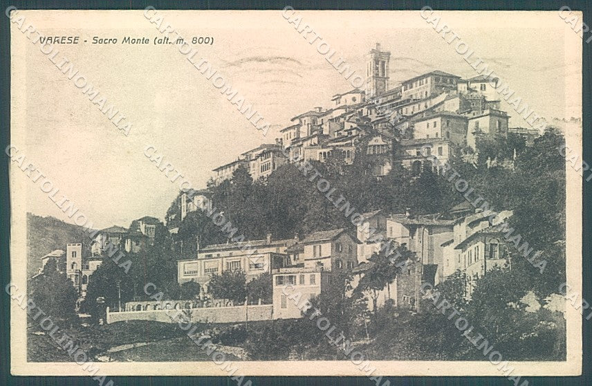 Varese Città Sacro Monte cartolina JK2199 – fronte
