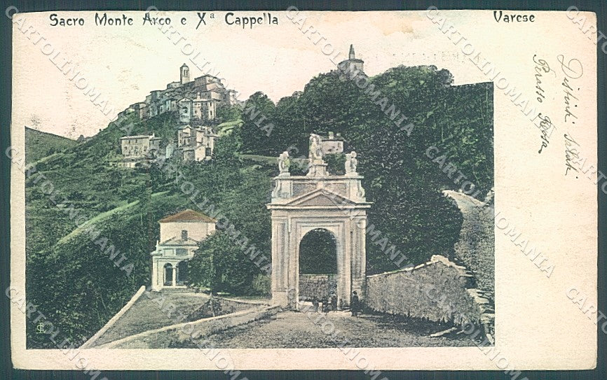 Varese Città Sacro Monte cartolina JK2207 – fronte