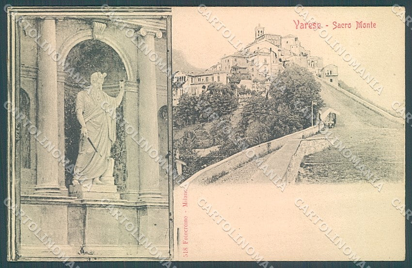 Varese Città Sacro Monte Fotocromo 518 cartolina JK2211 – fronte