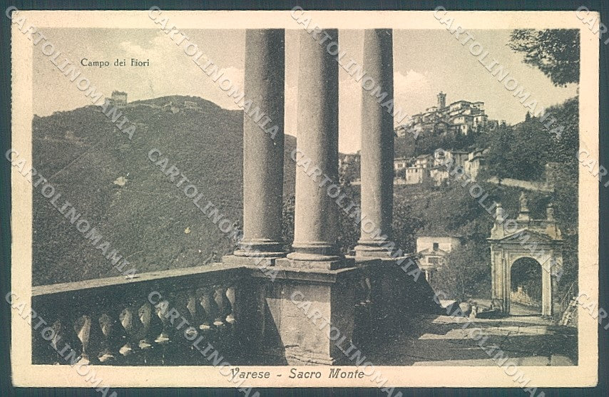 Varese Città Sacro Monte Campo dei Fiori Brunner 17037 cartolina JK2218 – fronte