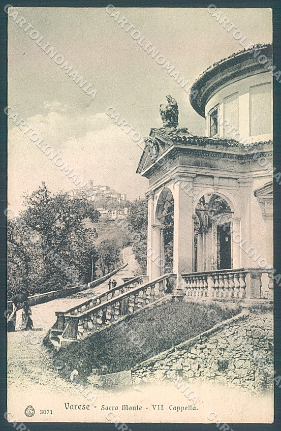 Varese Città Sacro Monte VII Cappella Brunner 3071 cartolina JK2220 – fronte