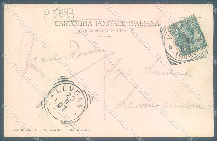 Varese Città Sacro Monte VII Cappella Brunner 3071 cartolina JK2220 – retro