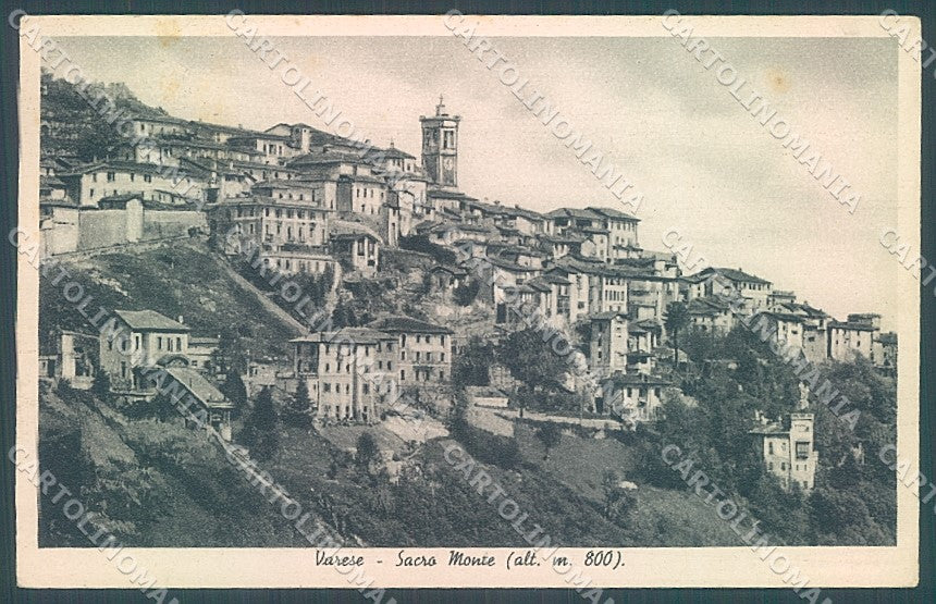 Varese Città Sacro Monte Cecami cartolina JK2221 – fronte