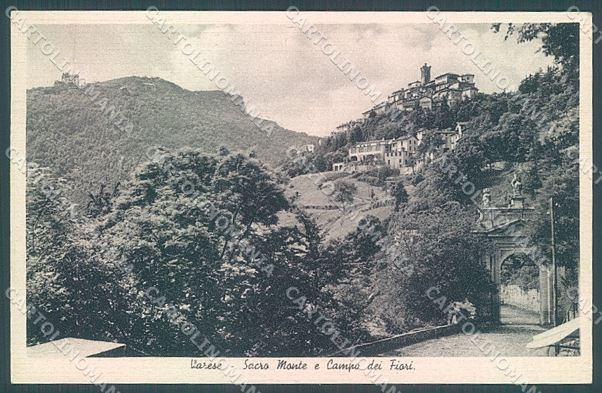 Varese Città Sacro Monte Campo dei Fiori cartolina JK2222 – fronte